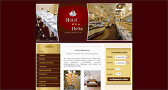 Desktop Screenshot of hotel-delta.com